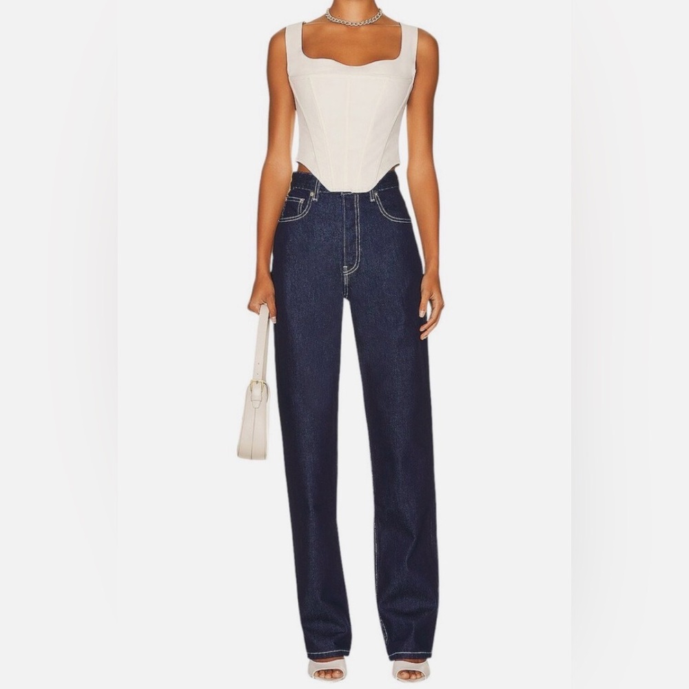 EB Denim High Rose Straight, Midnight, 28 - Picture 2 of 15